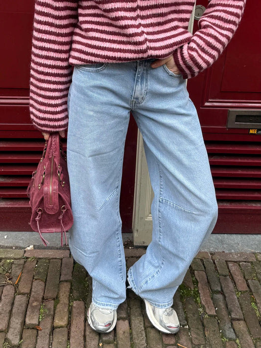 Alix ballon jeans baggy blauw - Project 35