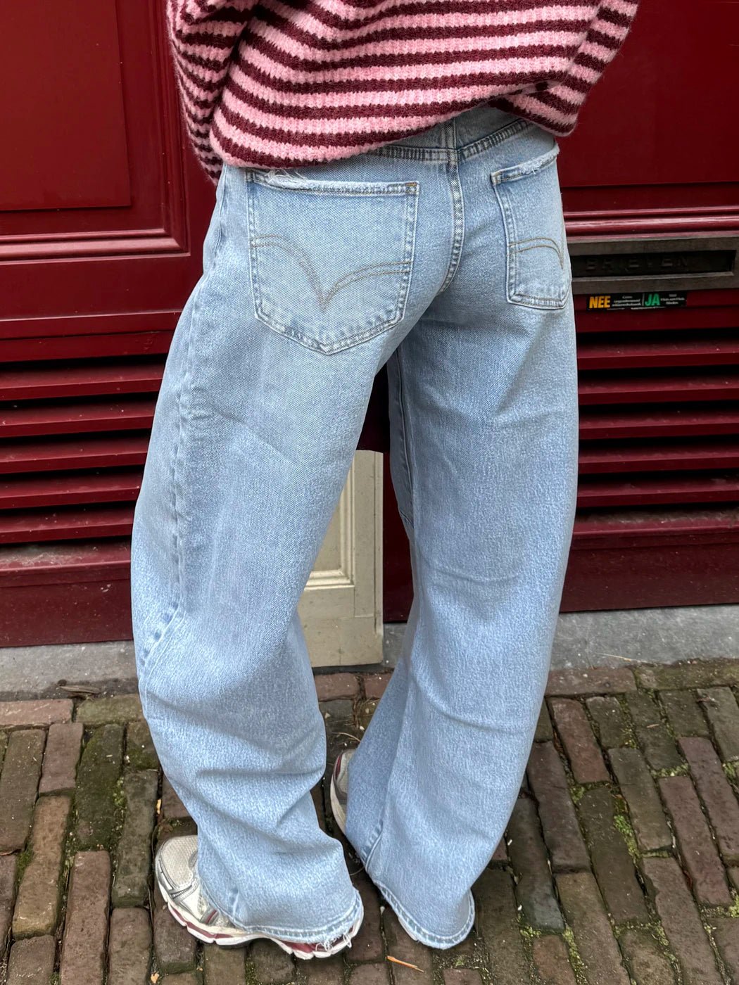 Alix ballon jeans baggy blauw - Project 35