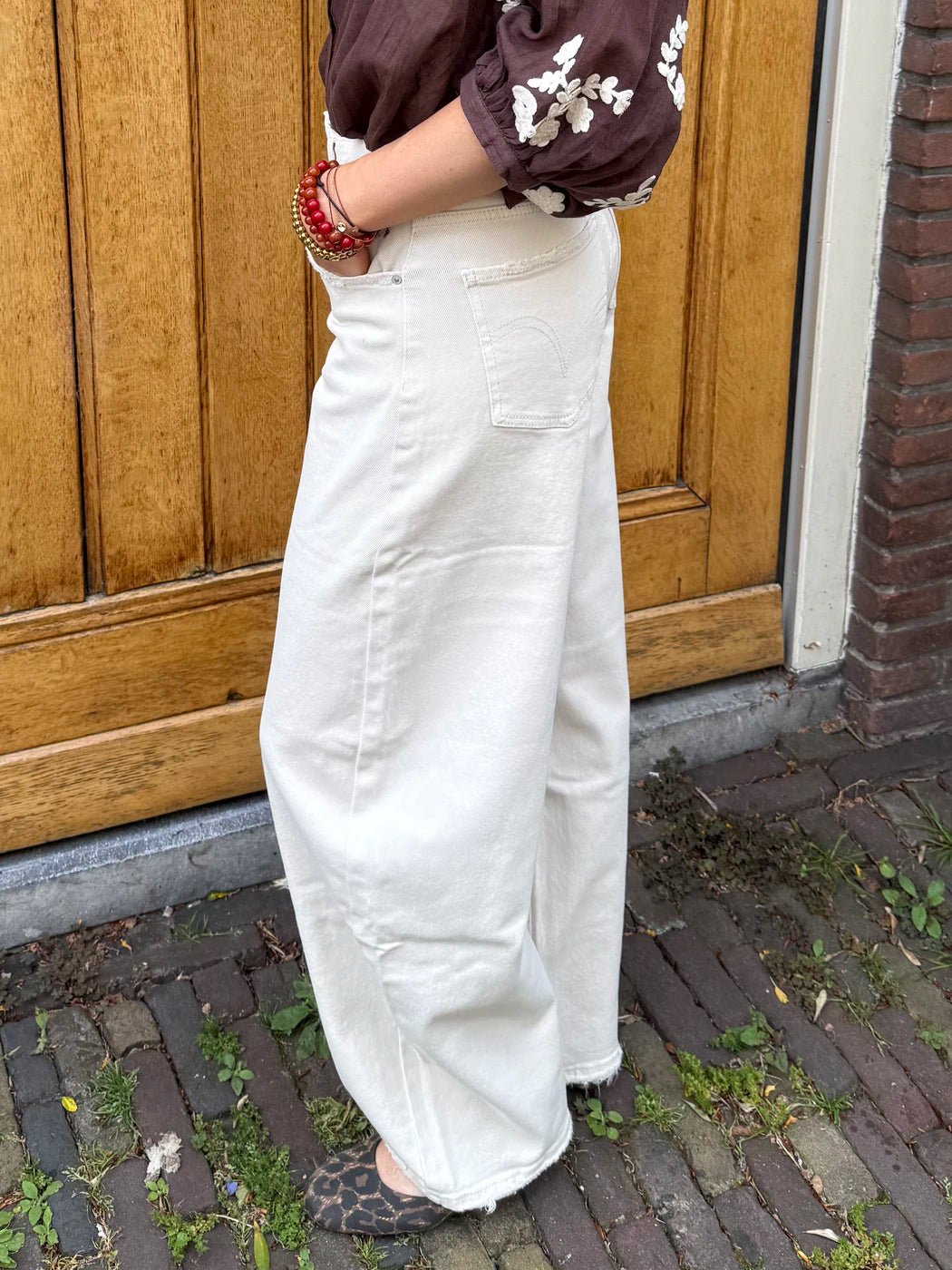 Alix ballon jeans beige - Project 35