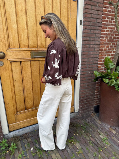 Alix ballon jeans beige - Project 35