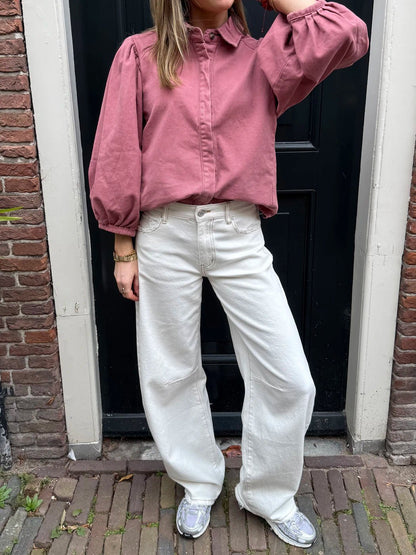 Alix ballon jeans off white - Project 35