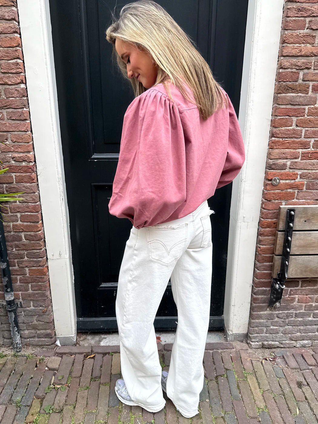 Alix ballon jeans off white - Project 35