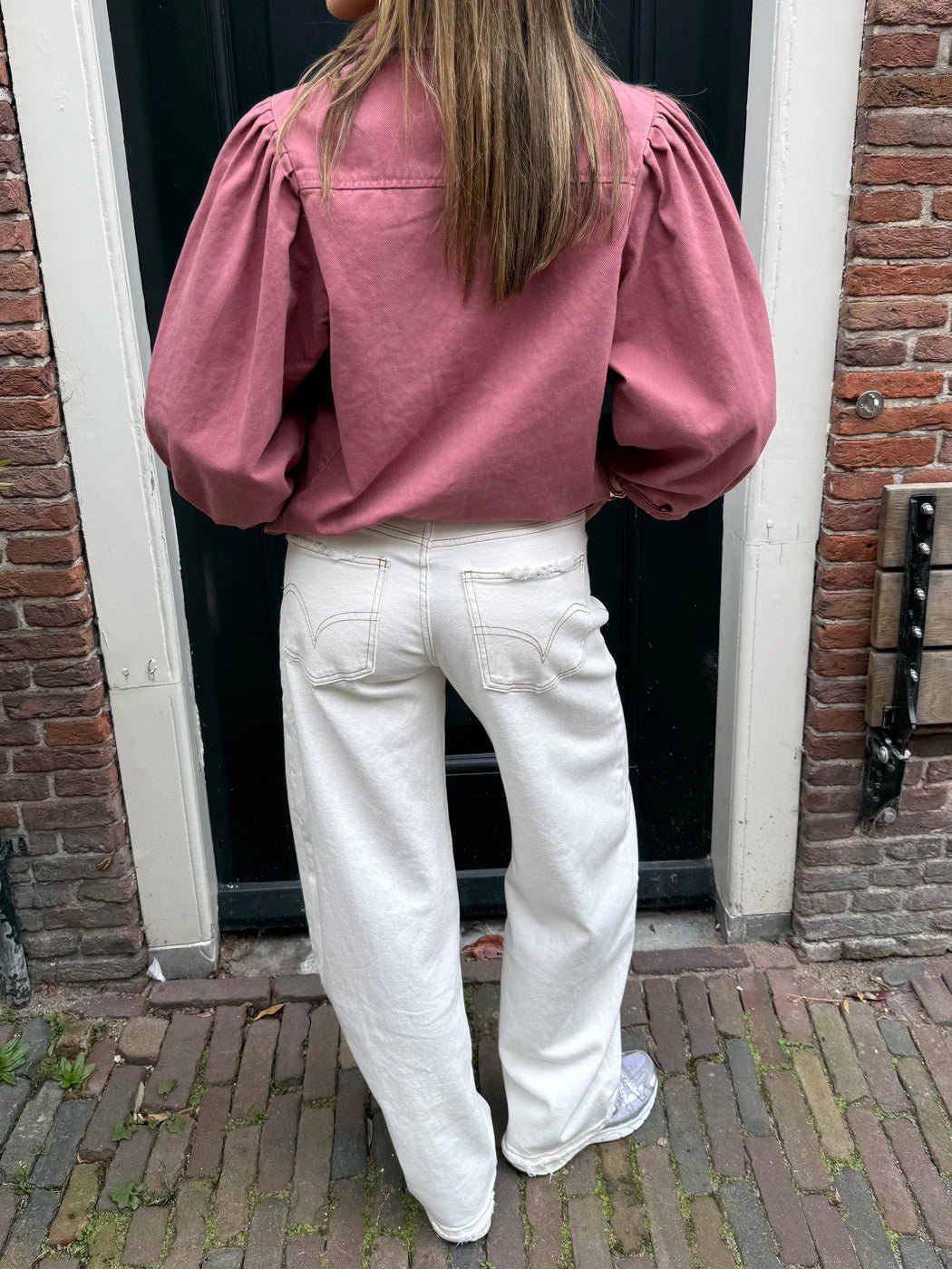 Alix ballon jeans off white - Project 35