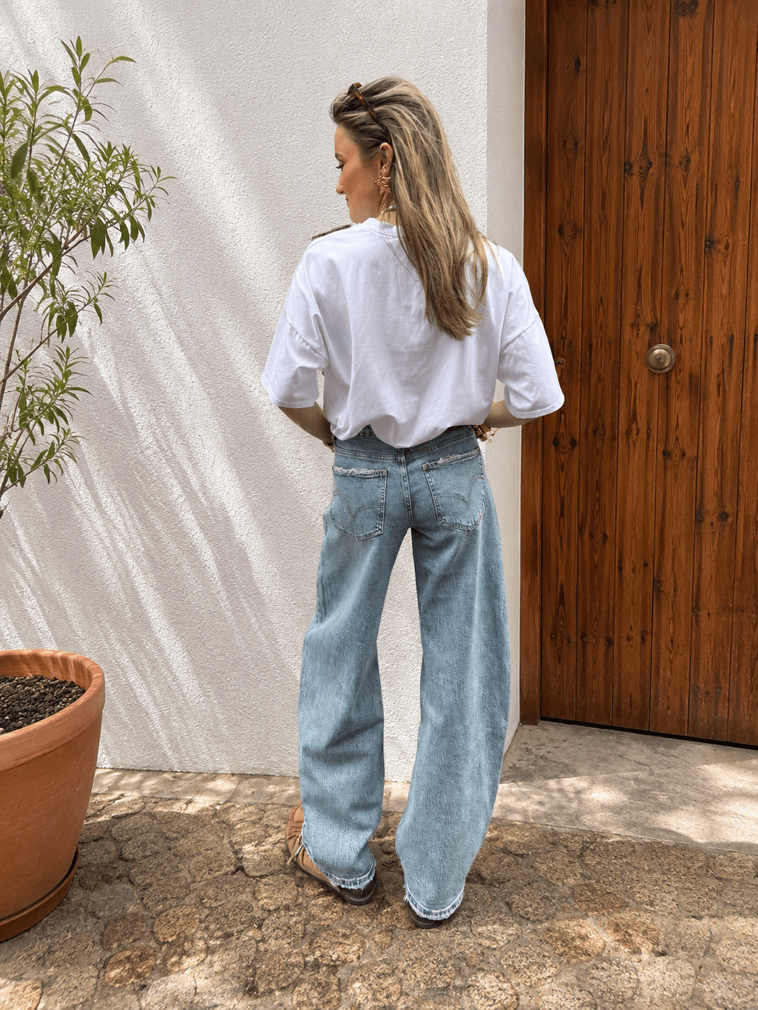 Alix barrel balloon jeans dark blue - Project 35