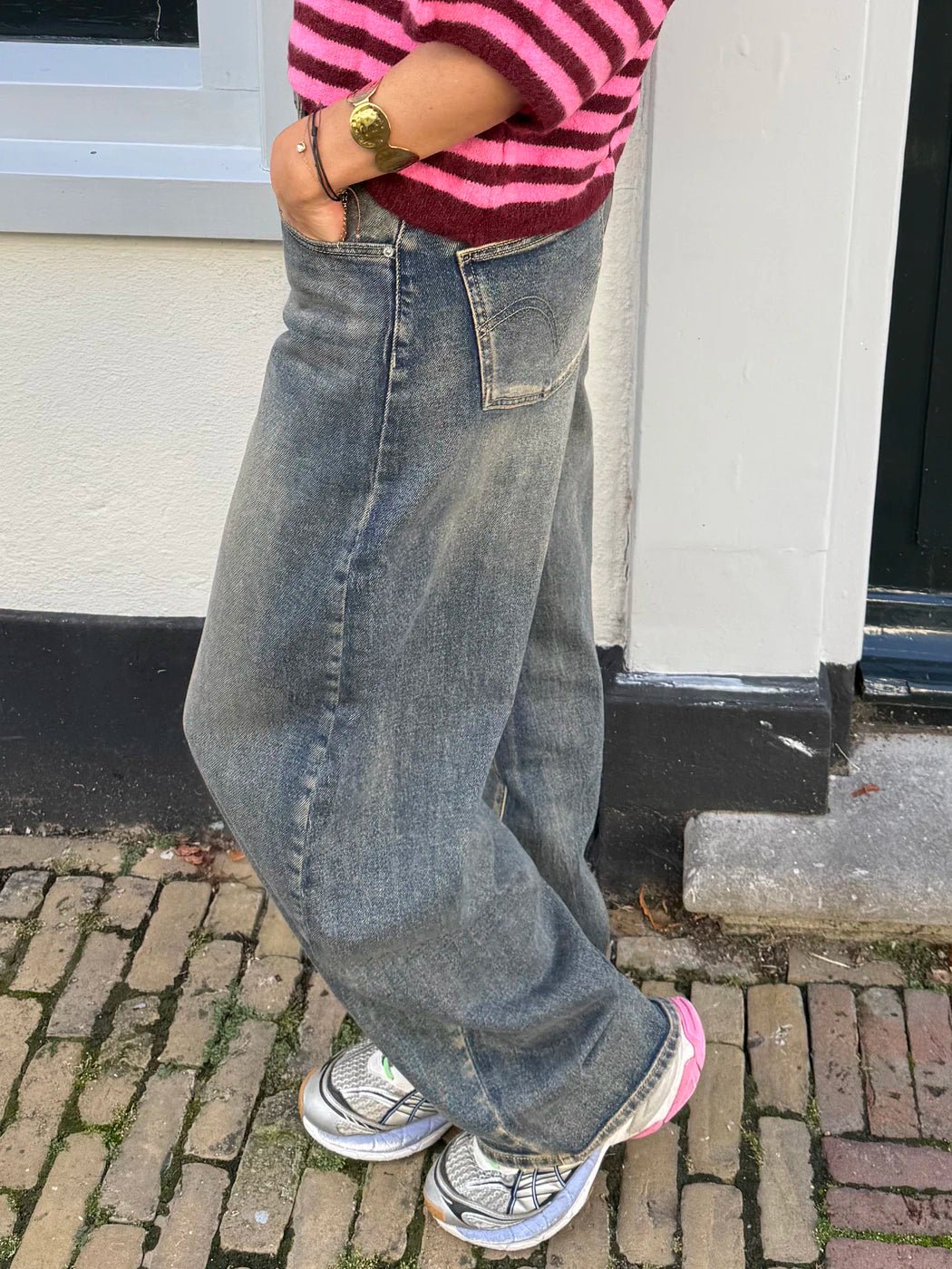 Alix barrel balloon jeans vintage blue - Project 35