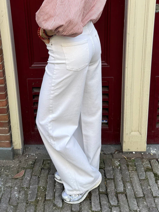 Amy wide leg jeans white - Project 35