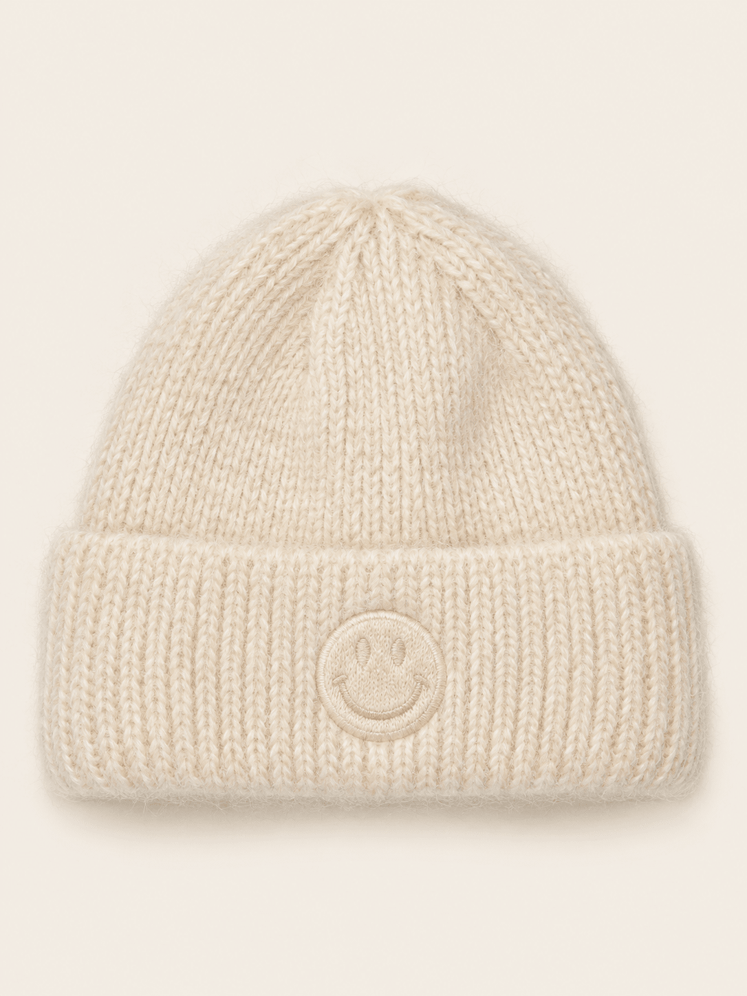 Beanie smiley ecru - Project 35