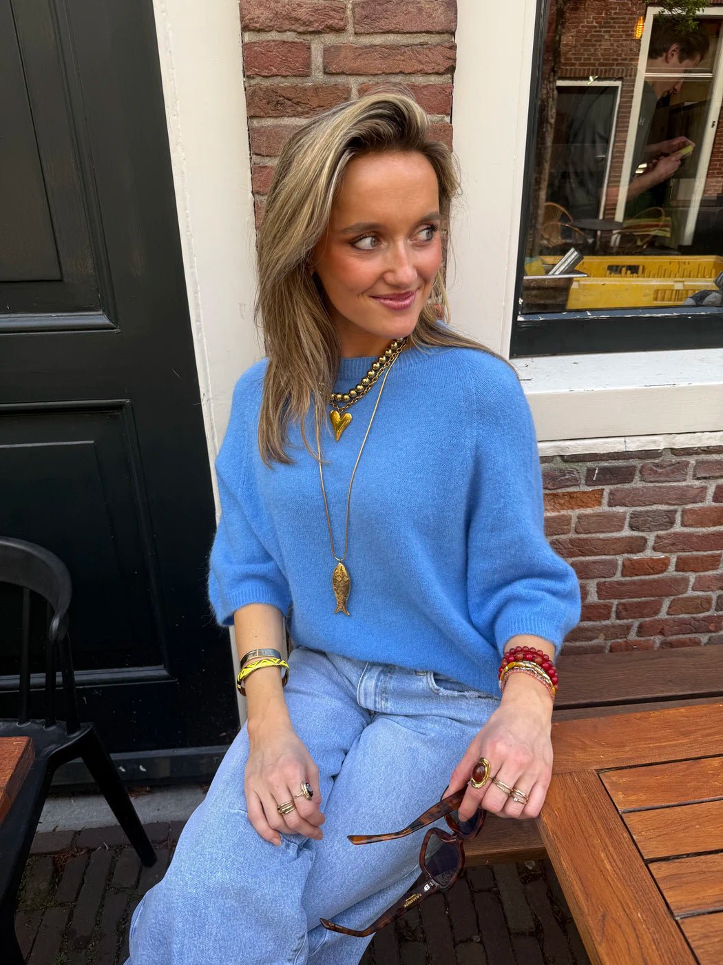 Bella knit blue - Project 35