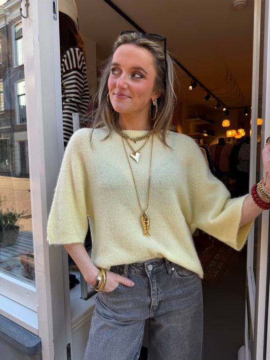 Bella knit butter yellow - Project 35