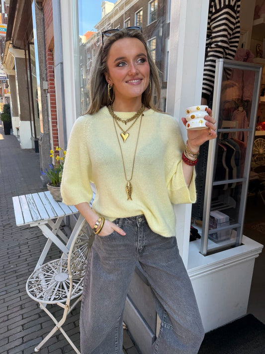 Bella knit butter yellow - Project 35