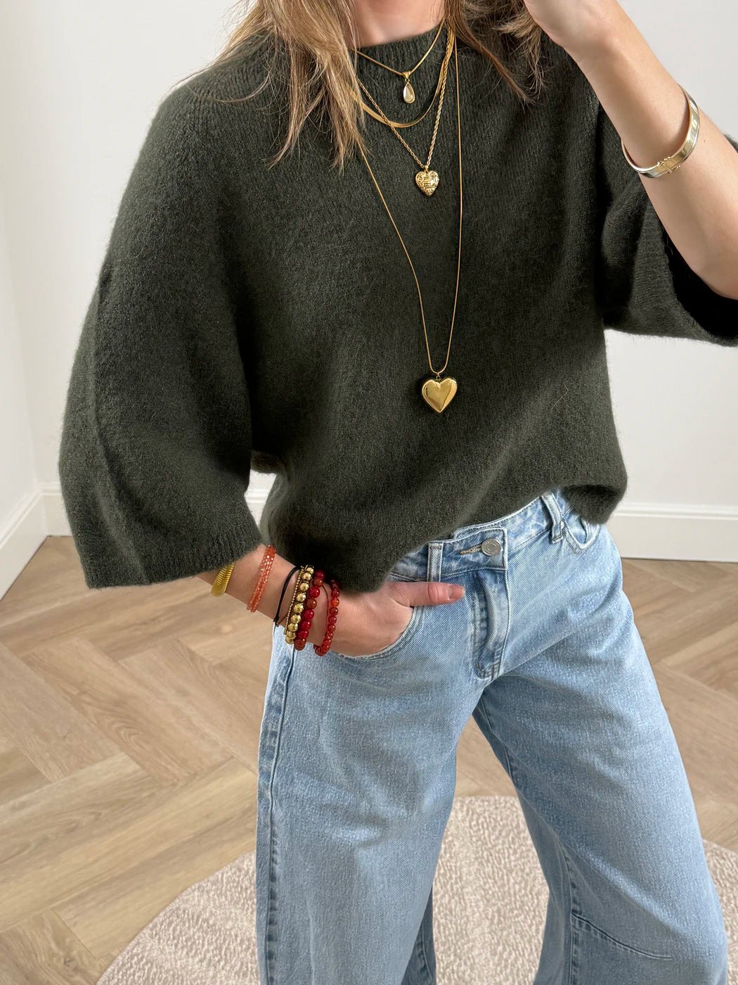 Bella knit green - Project 35