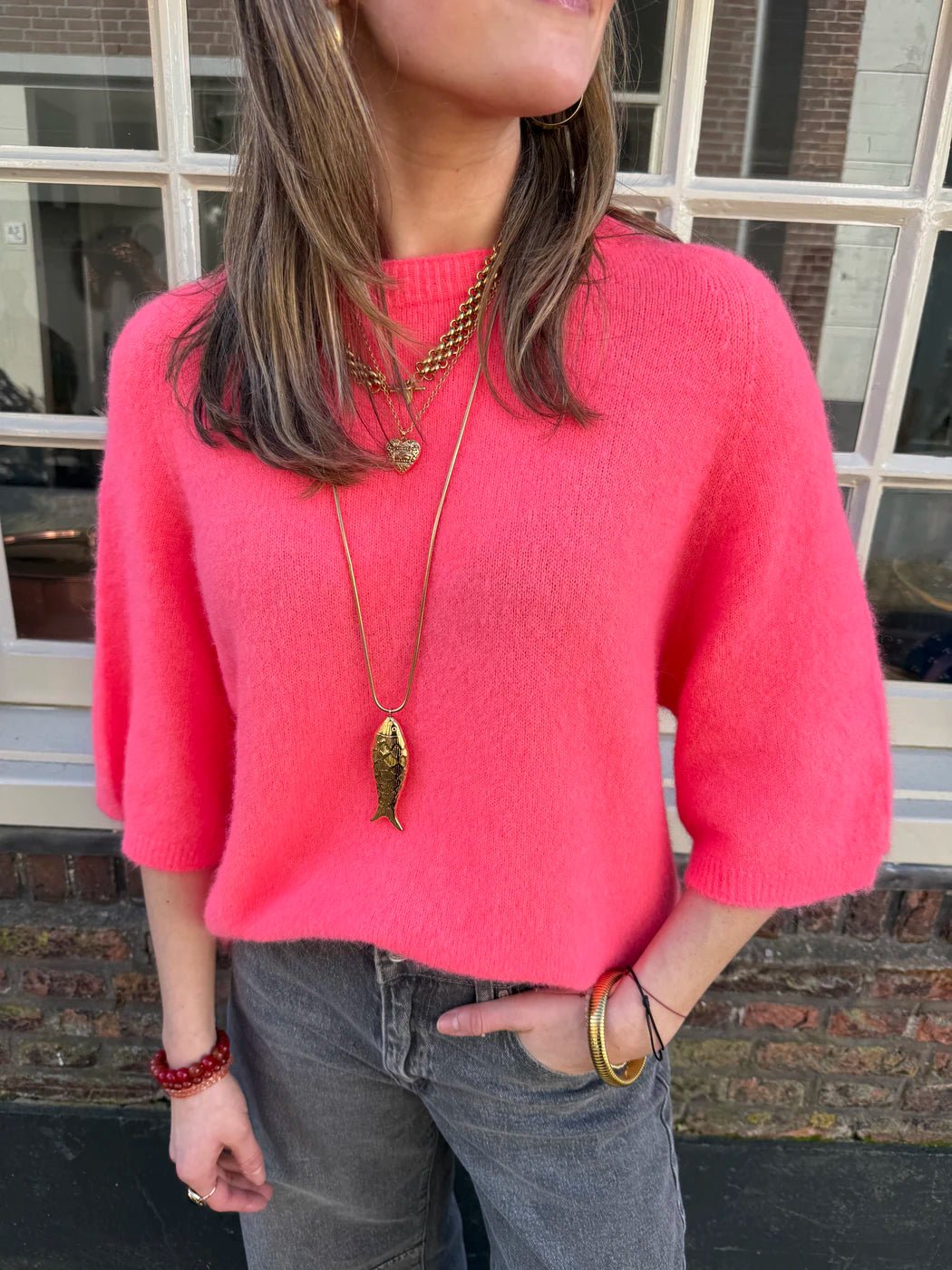 Bella knit hot pink - Project 35