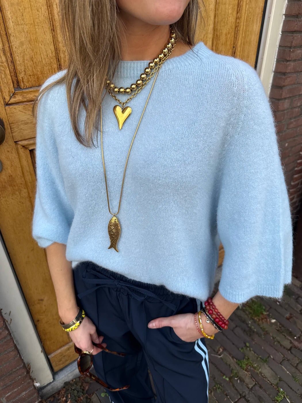 Bella knit light blue - Project 35