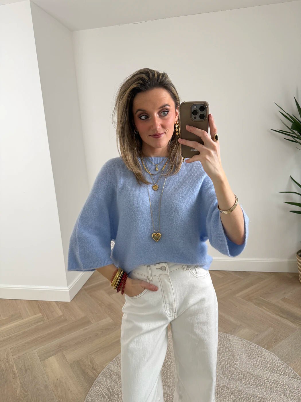 Bella knit light blue - Project 35