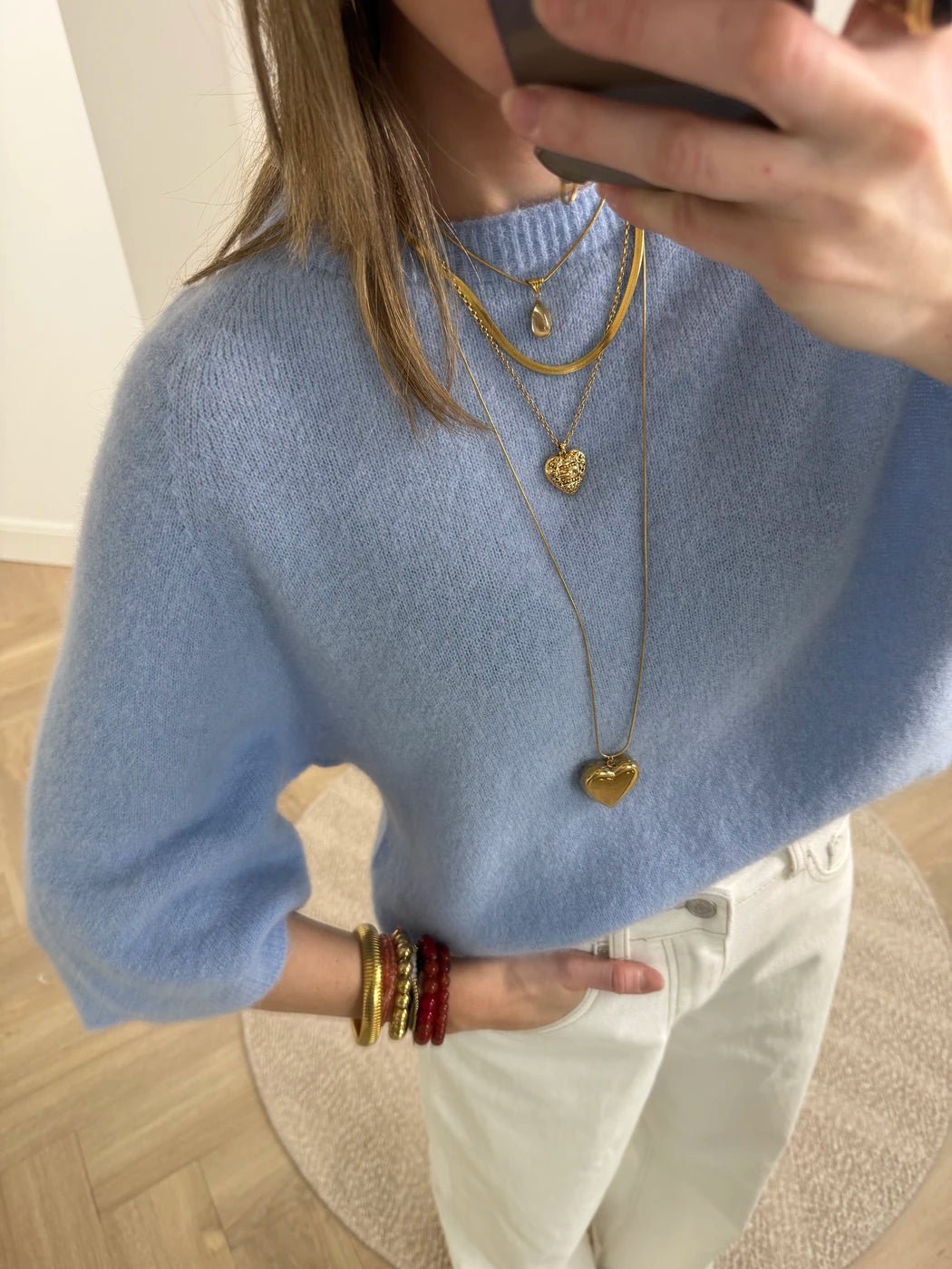 Bella knit light blue - Project 35