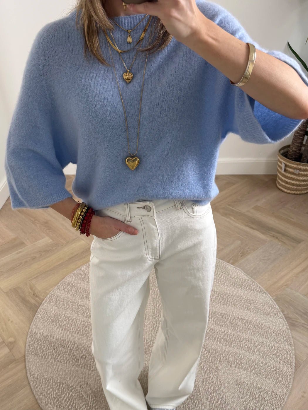 Bella knit light blue - Project 35