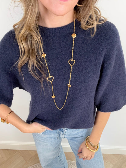 Bella knit navy - Project 35