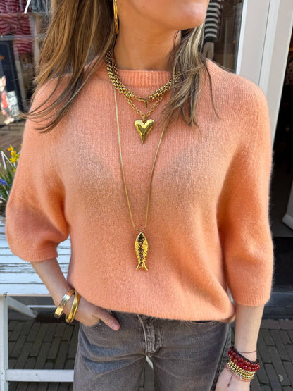 Bella knit orange - Project 35