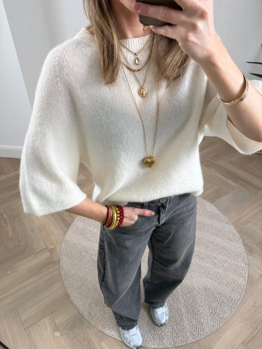 Bella knit white - Project 35