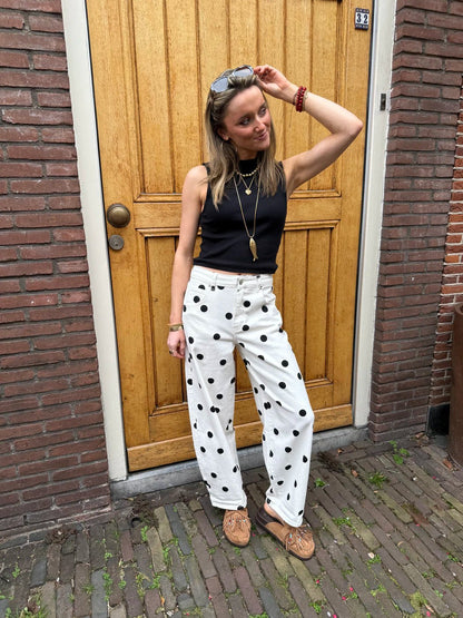 Bibi polkadot barrel jeans - Project 35