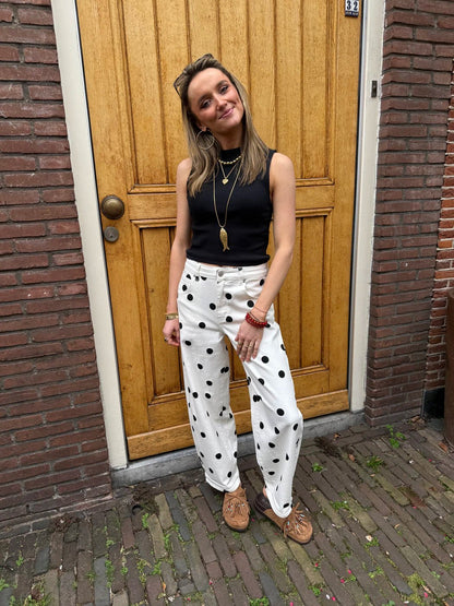 Bibi polkadot barrel jeans - Project 35