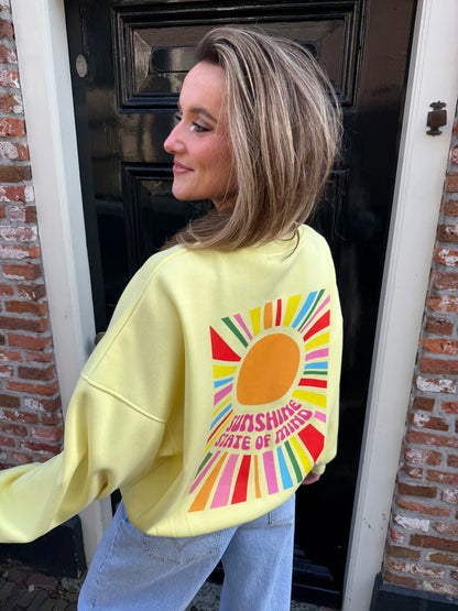 Bodi sweater geel print - Project 35