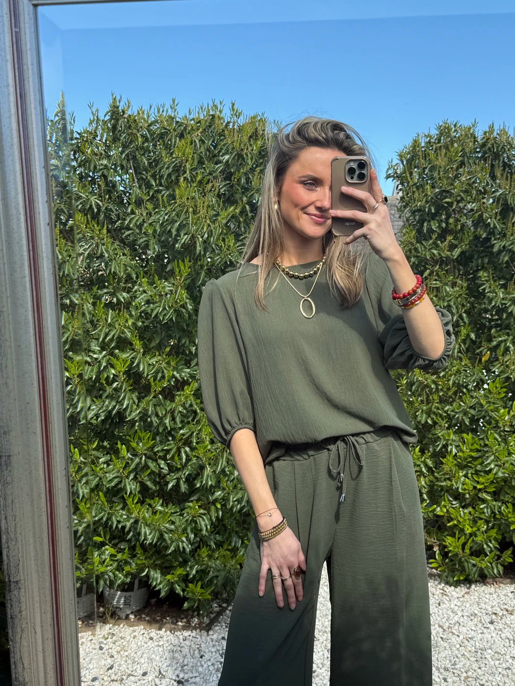 Bonnie co - ord set groen - Project 35
