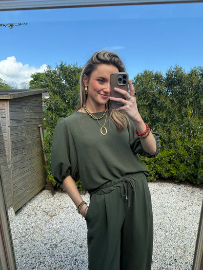 Bonnie co - ord set groen - Project 35