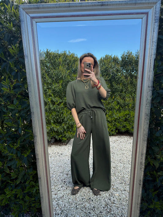 Bonnie co - ord set groen - Project 35