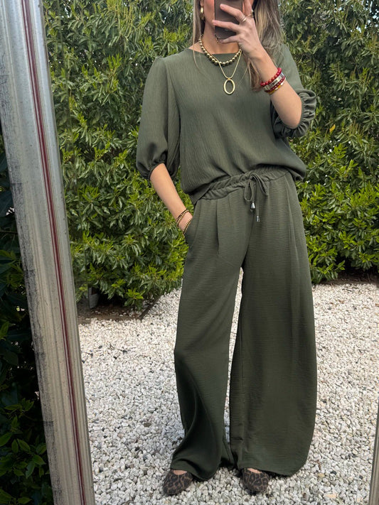 Bonnie co - ord set groen - Project 35
