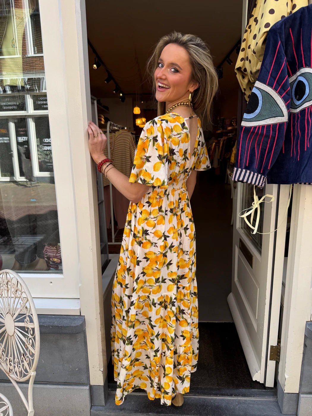 Capri lemon maxi dress - Project 35