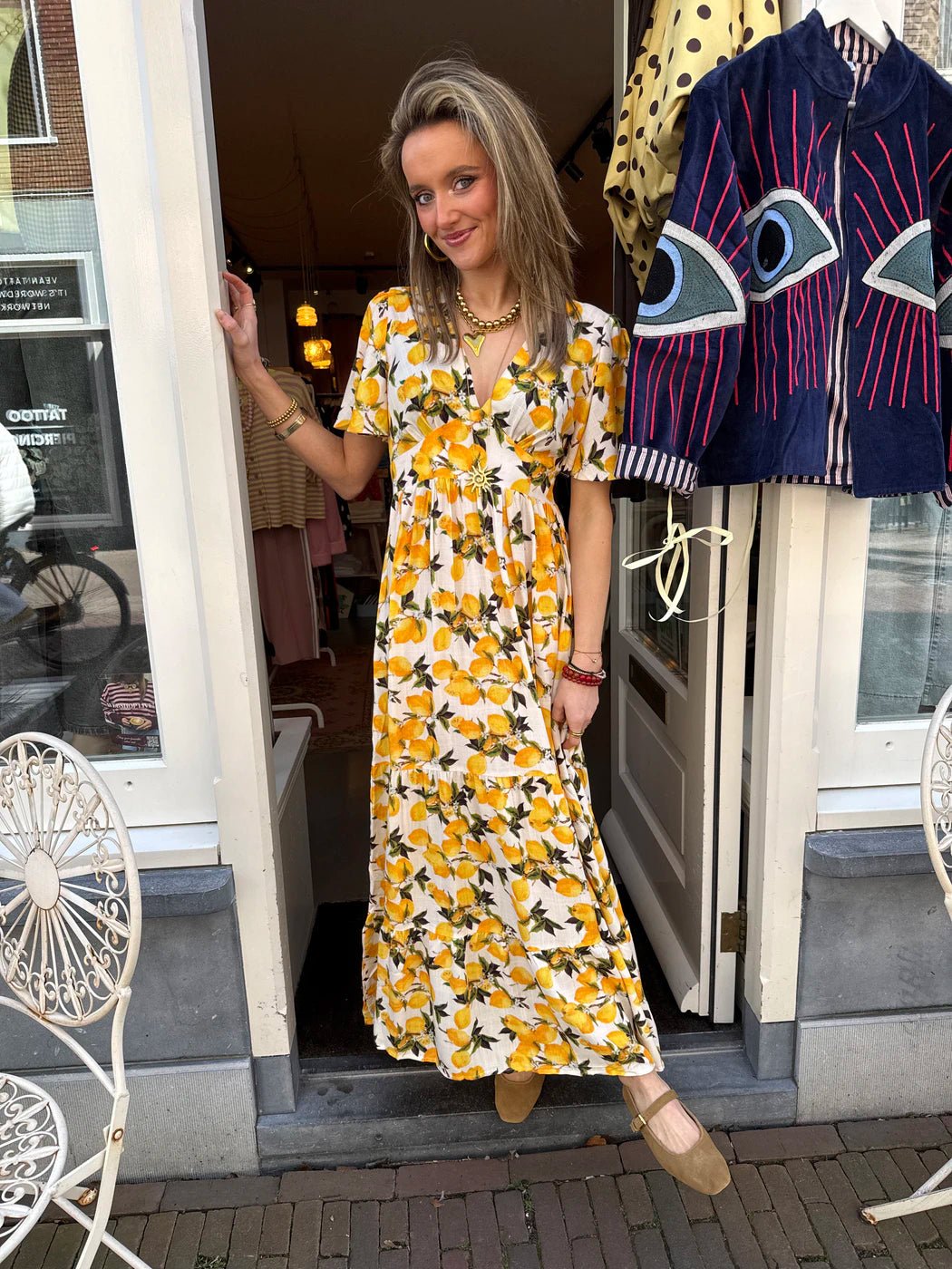 Capri lemon maxi dress - Project 35