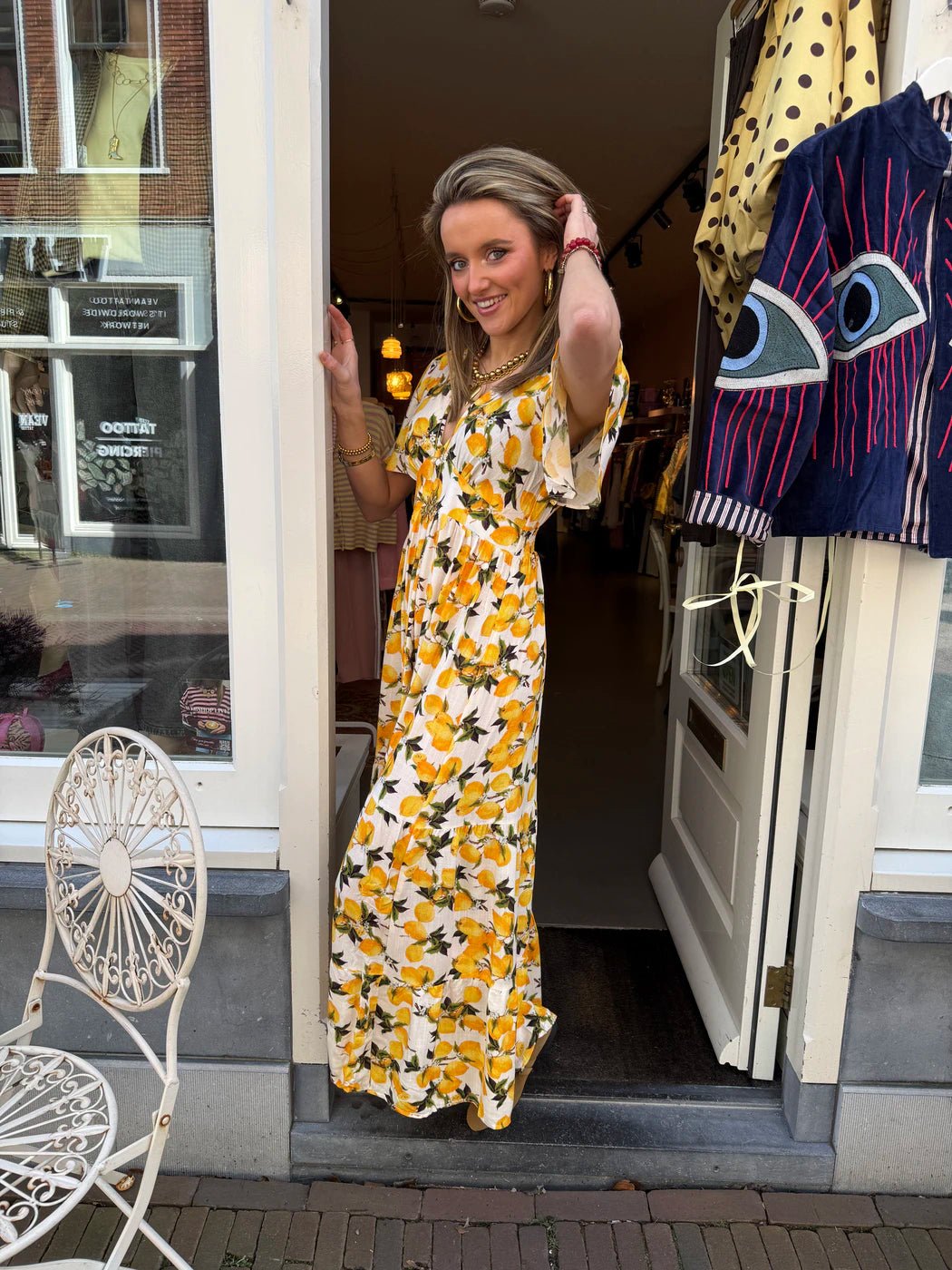 Capri lemon maxi dress - Project 35