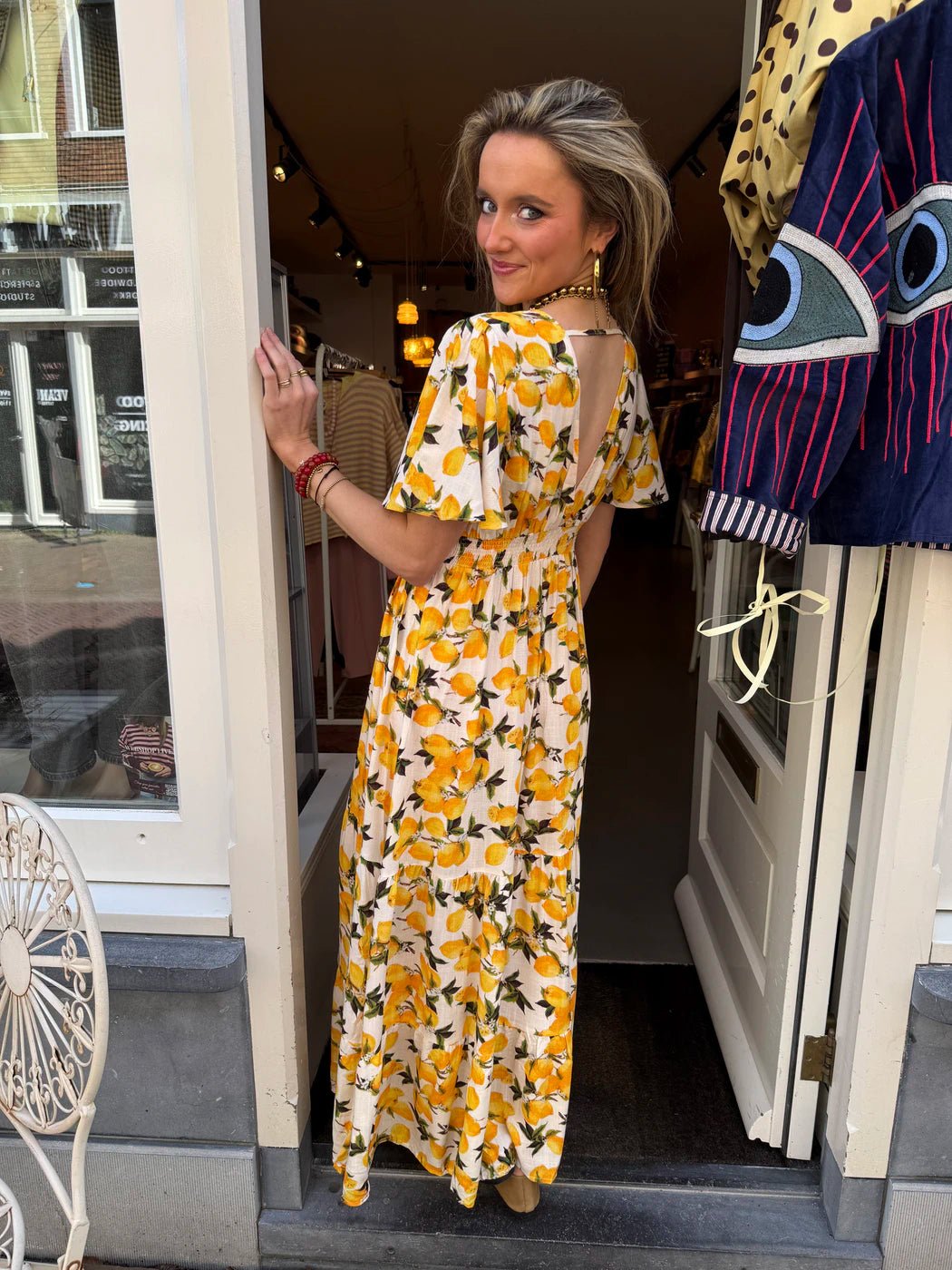 Capri lemon maxi dress - Project 35