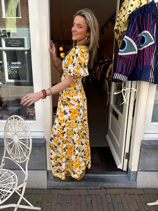 Capri lemon maxi dress - Project 35