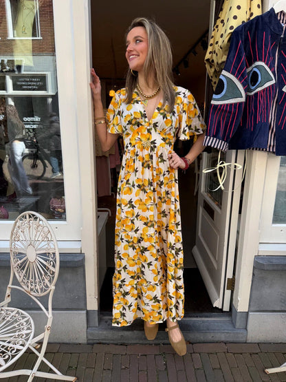 Capri lemon maxi dress - Project 35