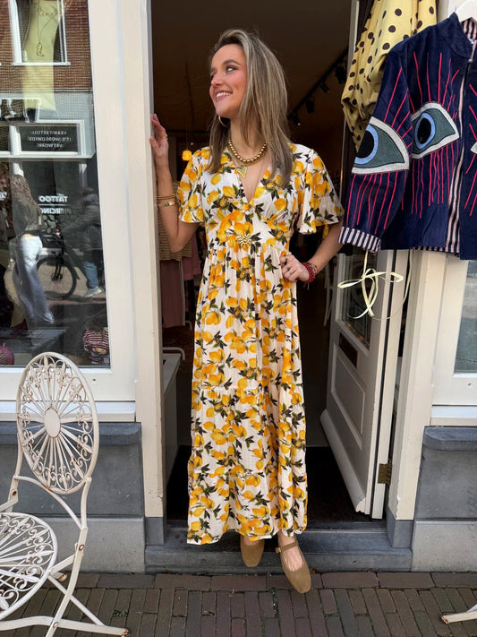 Capri lemon maxi dress - Project 35