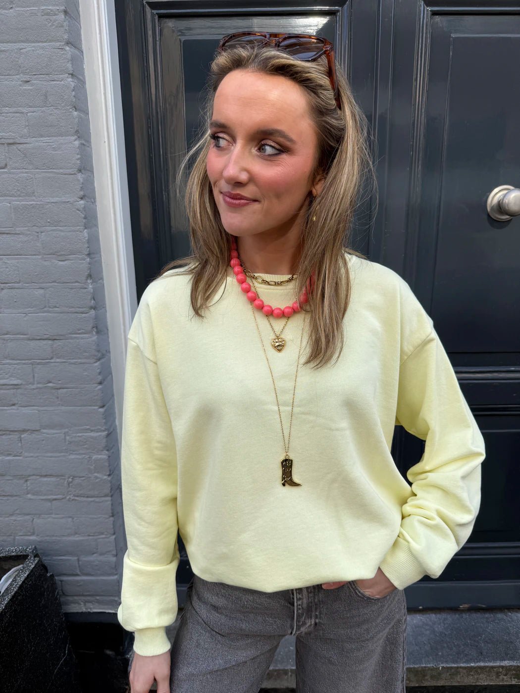 Cato sweater butter yellow - Project 35