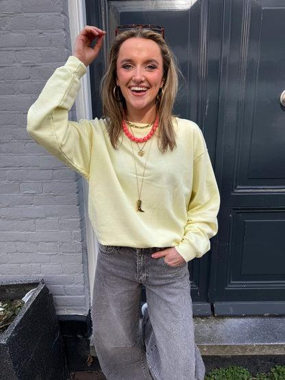Cato sweater butter yellow - Project 35
