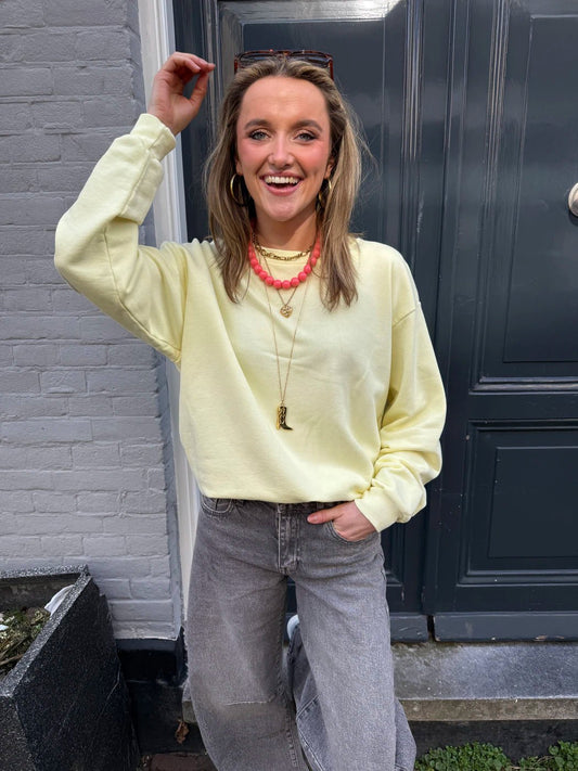 Cato sweater butter yellow - Project 35