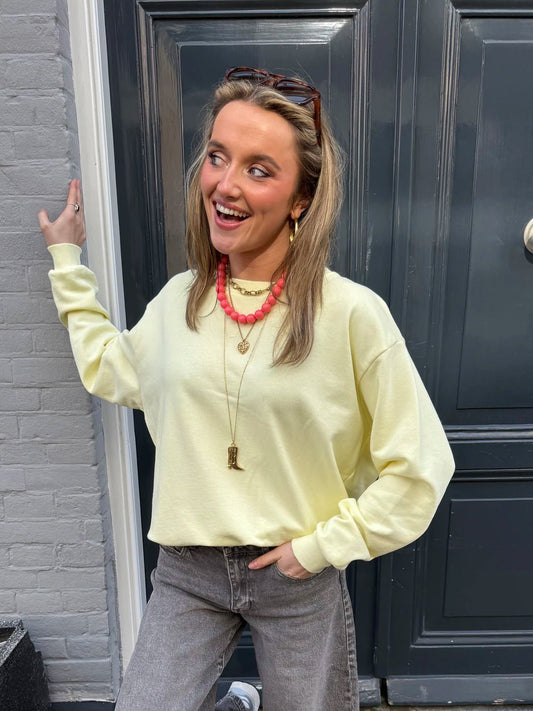 Cato sweater butter yellow - Project 35