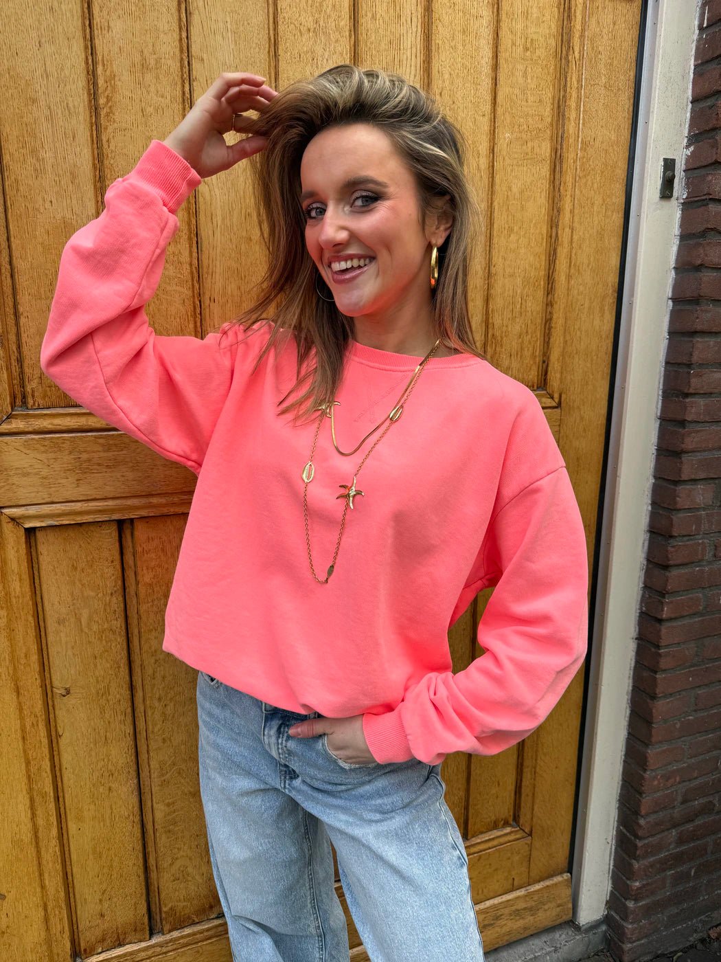 Cato sweater coral - Project 35