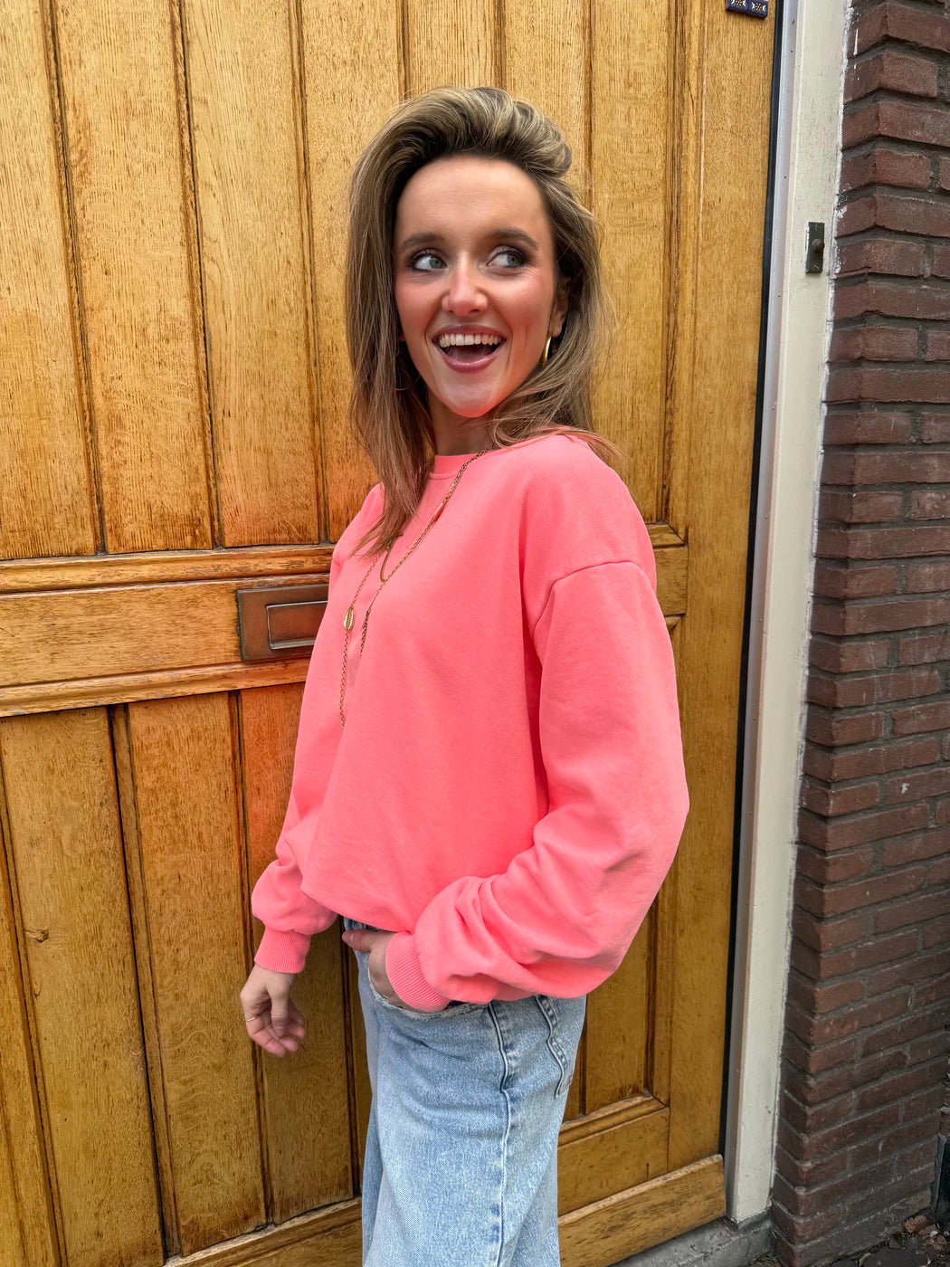 Cato sweater coral - Project 35
