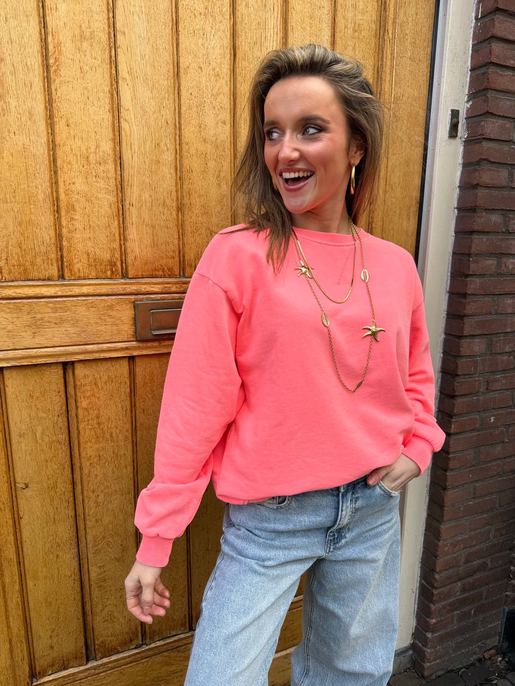 Cato sweater coral - Project 35