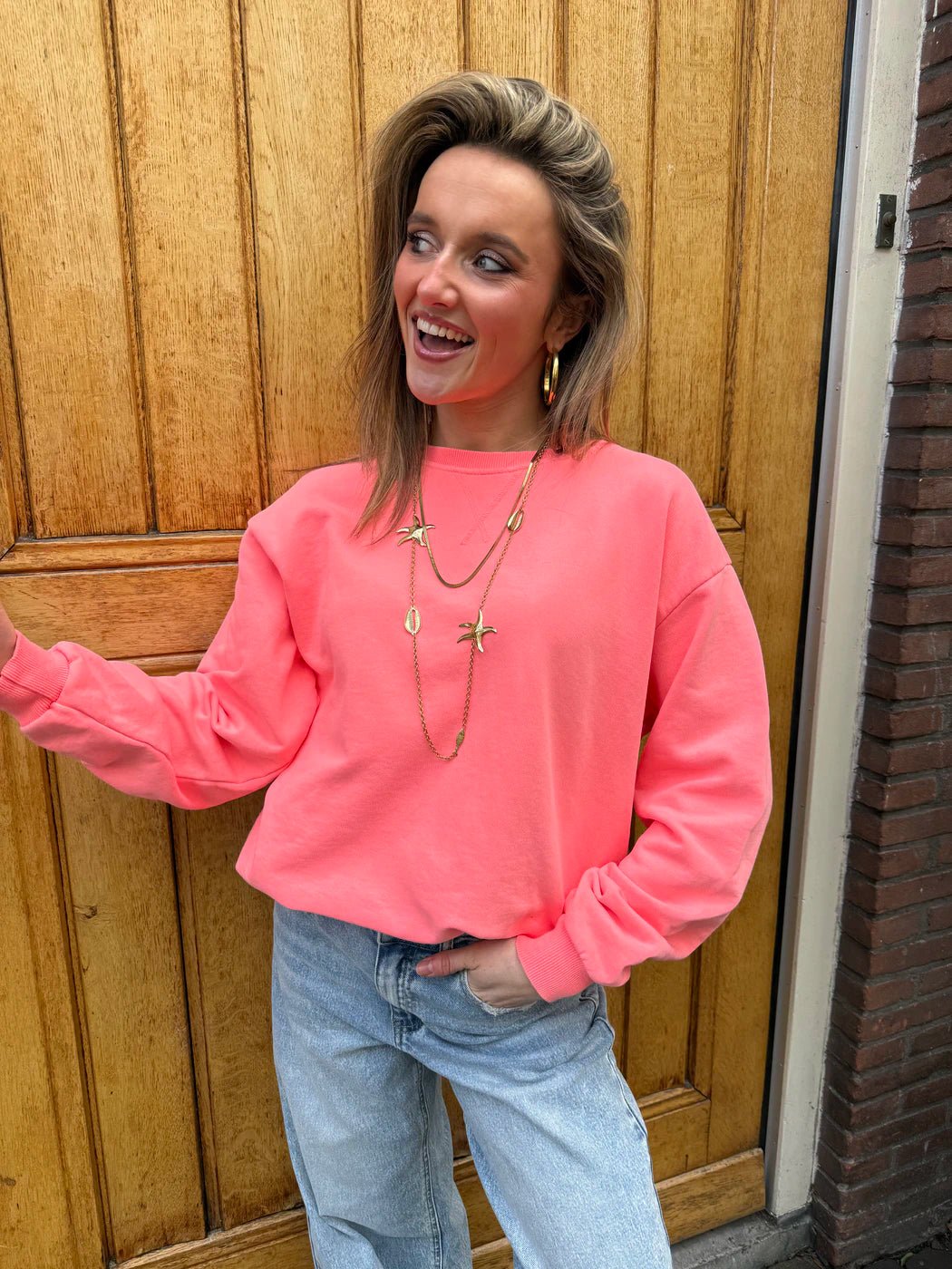 Cato sweater coral - Project 35