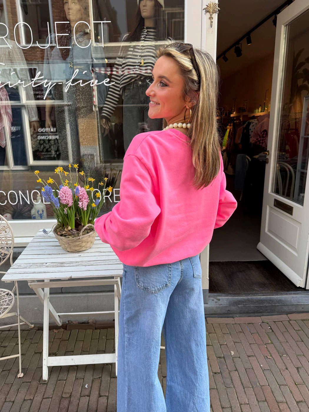 Cato sweater hot pink - Project 35