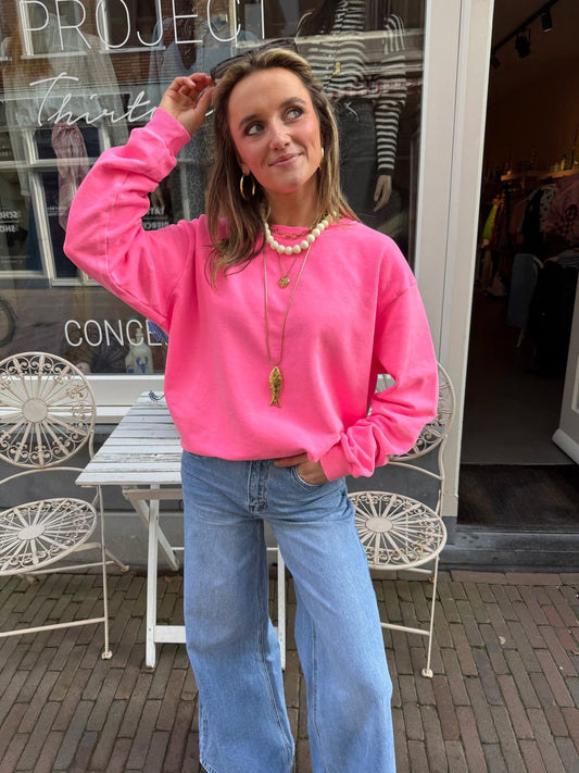 Cato sweater hot pink - Project 35