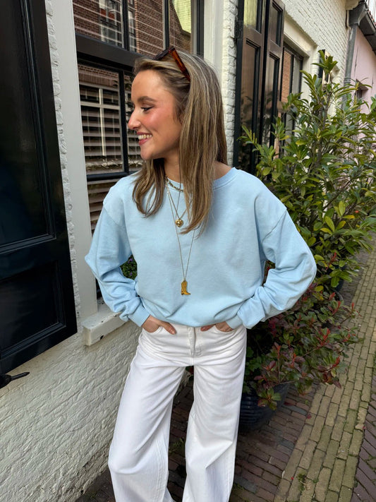 Cato sweater lichtblauw - Project 35