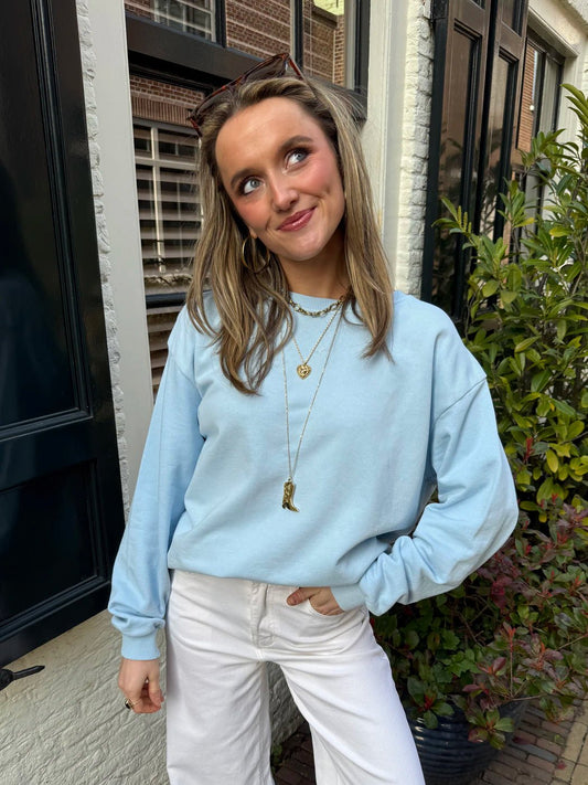 Cato sweater lichtblauw - Project 35