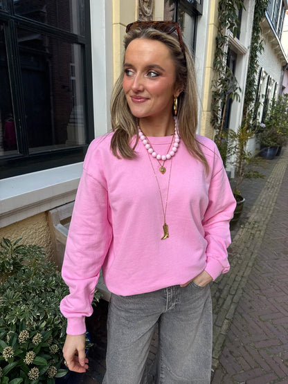 Cato sweater lichtroze - Project 35